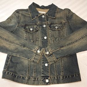 Gap Stretch Denim Jacket Size Medium